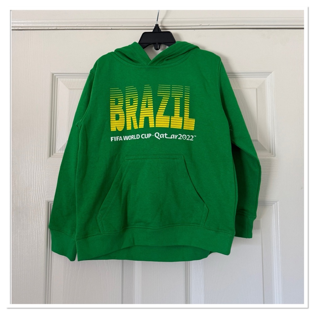 FIFA World Cup Qatar 2022 Brazil Soccer Hoodie Sweatshirt